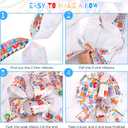 Retrowavy 2 Pcs 16 Inch Large Birthday Pull Bow for Present Gift Wrapping Giant Gift Bow for Car Colorful Car Ribbon for Birthday Party Holiday Presents
