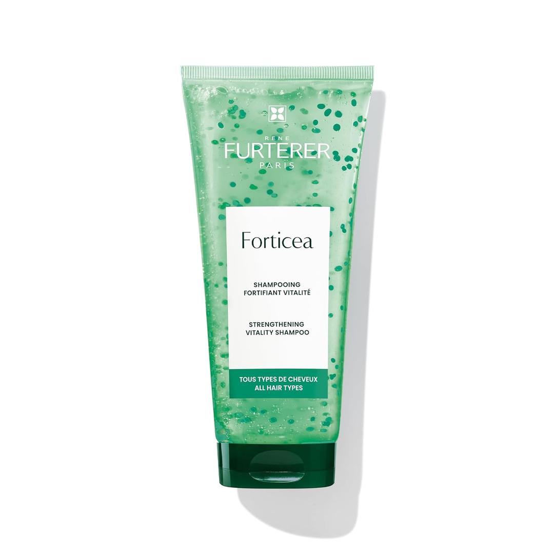 Rene Furterer Forticea Strengthening Revitalizing Shampoo - Energize Scalp with Rosemary Essential Oil, and Niacinamide - Sulfate, Paraben, Silicone-Free - Gentle Formula for Daily Use (6.7 Fl Oz (Pack of 1))