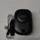 Portable Neck Fan, Mini Small Personal Handheld Fan USB Rechargeable 3 Speed for Girls Boys Woman Eyelash Travel Home Office Outdoor (Black)