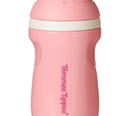 Tommee Tippee Insulated Sporty Bottle, 9oz, No Spill Toddler Water Bottle For 12 months +, Two-Piece Valve Helps Stop Spills, Pack of 1, Pink 