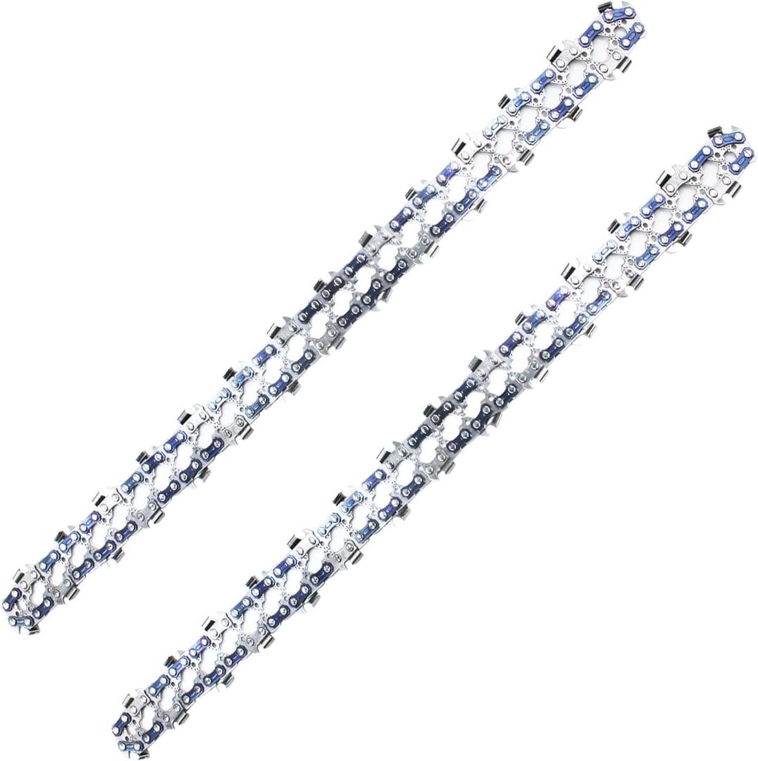 49-16-2715 for Milwaukee 16 Inch Chainsaw Chain, Fits for Milwaukee M18 2727-20 Chainsaw (16" 56DL 3/8"LP .043") 2Pcs (2)