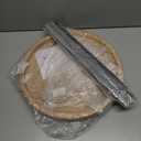 SwallowLiving Small Round End Table - Side Table with Solid Wood Top & Sturdy Metal Legs, Space-Saving Accent Table for Living Room, Bedroom, Balcony - Easy Assembly, Minimalist Modern Design