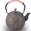 Enameled Cast Iron Teapot 34oz（1000ml - Japanese Style