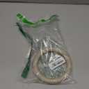 Nylabone Ring Bone Power Chew Toy for Dogs, Dog Toys for Aggressive Chewers, Original Flavor, Large - Up to 50 lbs, 1 Count