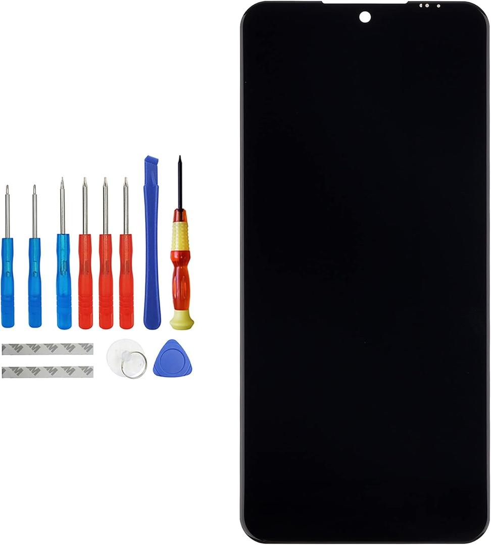 Vvsialeek New LCD Display Compatible with LG K51 LMK500UM LMK500UMT3 LMK500QM K500QMT 6.5 inch Touch Screen Digitizer Assembly Replacement Parts with Toolkit