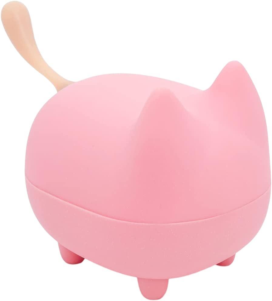 gingo Cute Speaker Portable Bluetooth Speaker Mini Wireless Speakers with Clarity Stereo for House Kids Room Decor Bedroom Desk Office Outdoor Kitchen Accessories (Pink)