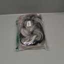 BERON Black White Wig Long Wavy Split Wigs for Women Long Curly Black White Wig for Party Halloween or Cosplay