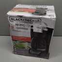 BLACK+DECKER 12-Cup Digital Coffee Maker, Programmable, Washable Basket Filter, Sneak-A-Cup, Auto Brew, Water Window, Keep Hot Plate, Black