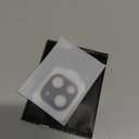 Compatible for iPhone 15 Plus/iPhone 15 Camera Lens Protector Metal Plus Aluminium Alloy Ring 9H Tempered Glass Screen Camera Cover Black