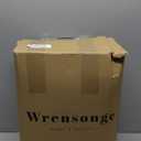 WRENSONG Full Size Comforter Sets- 7 Pieces Soft Blue Bed in a Bag with Fitted Sheet, Flat Sheet, 2 Pillow Shams, 2 Pillowcases, Warm Bedding Sets for All Season (Full(80"*90"))