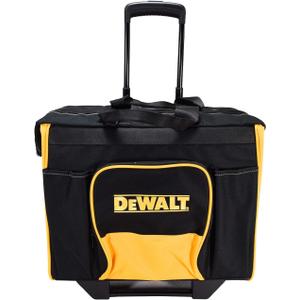 DEWALT Hard Bottom Heavy Duty Roller Tool Bag 21''x19''x10'' w/Front Pockets