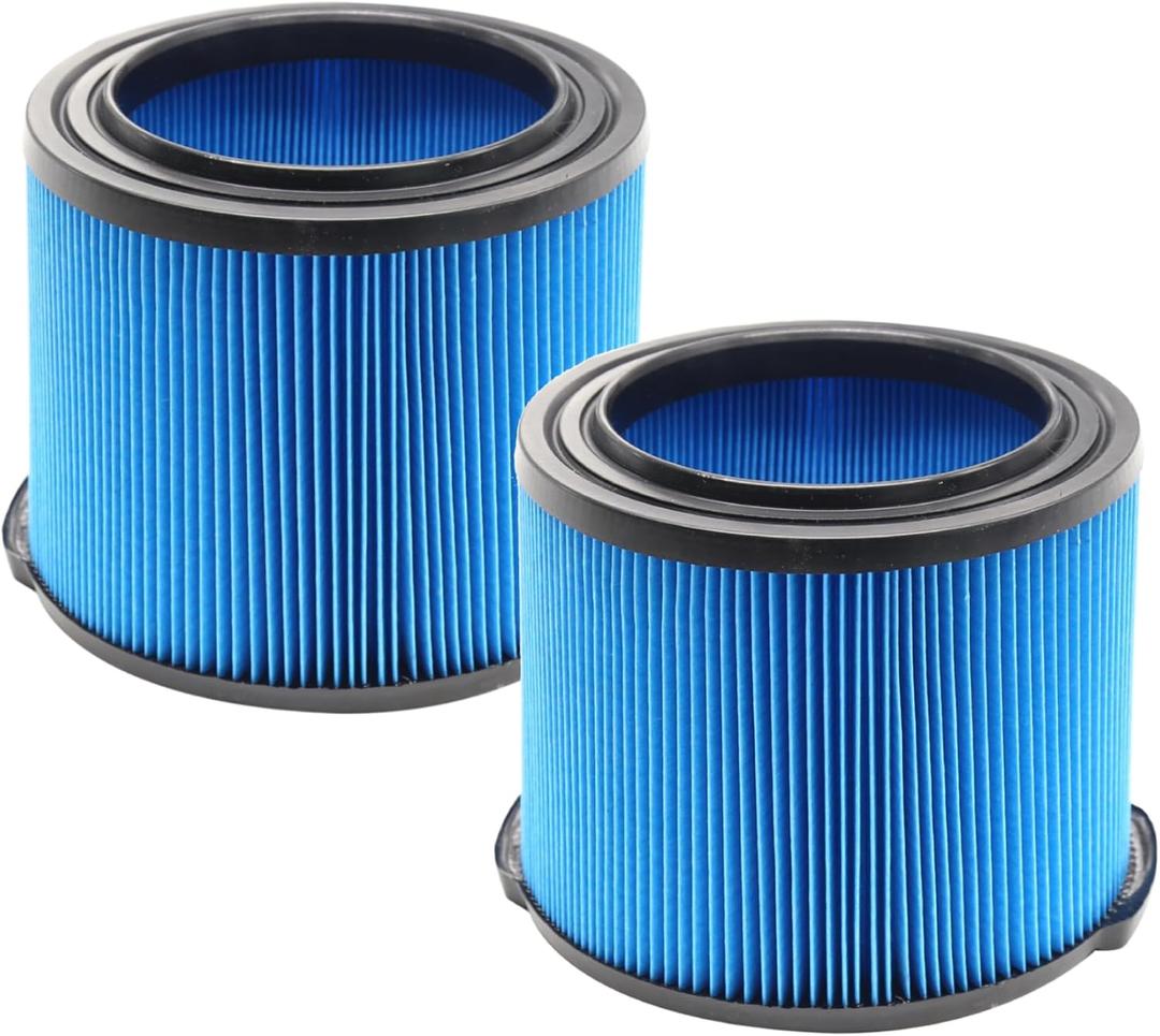2 Pack Replacement for VF3500 Ridgid Shop Vac Filters 4 Gallon, 3-Layer Wet/Dry Filters Compatible with Ridgid 3-4.5 Gallon Vacuum Cleaner