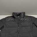 Men's Puffer Jacket Thickened Winter Coat Warm Stand Collar Color Block Zip Up Jacket Ski Bubble Coat Size L