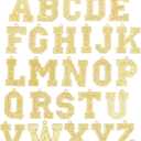 Bright Creations Gold Letter Pendant Charms for Jewelry Making and Crafts (Gold) - Pack of 26