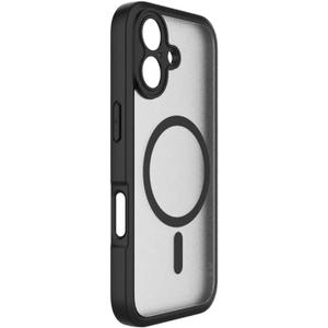 ImpactStrong Magnetic Guard for iPhone 16 Case [Camera Protection] [Military Grade Drop Tested] [Compatible with MagSafe] Slim Translucent Matte Phone Case (6.1") - Black