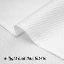 Mrs Awesome Embossed Microfiber Extra Long Shower Curtain Liner 71 x 84 inches, Soft Fabric Shower Curtain Washable and Water Repellent,71x84, White