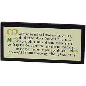 Abbey Gift Abbey Press (Abbey & CA Gift) Those Who Love Us Mini Plaque, 0.88 x 2.88 x 0.75, Cream, Green, Black (56598U)