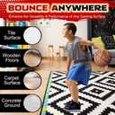 Silent Basketball Size 7 (29.5")  Grooved Airless Indoor Basketball for Quiet Dribbling and Indoor Training, Pro PU High Density Foam Ball  Real Feel Higher Bounce Quieter