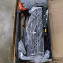 Lutown-Teen 18 Inch Queen Bed Frame with Cover Skirt, Heavy Duty Steel Slat Support Metal Platform Bed Frame Queen Size No Box Spring Needed, Easy Assembly, Black and Blue