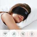 MUSICOZY Sleep Headphones Bluetooth 5.4 Headband Sleeping Eye Mask for Mom Women Men Wireless Music Earbuds Earphones for Side Sleepers Built-in HD Speakers Cool Gadgets Unique Gifts, 1 Count