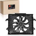 A-Premium Engine Radiator Cooling Fan Assembly with Brushless Motor Compatible with Select Ram & Jeep Models - 1500 2019-2022, Wagoneer 2022, 3.6L 5.7L - Replace# 68275634AD
