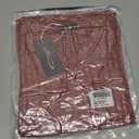 OFEEFAN Women's V Neck Long Sleeve Shirts Casual Fall Winter Tunic Tops Lightweight Sweaters, Caramel Orange, Size S