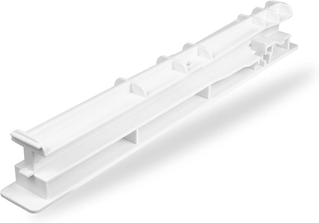 Upgraded W10326469 WPW10326469 Refrigerator Center Drawer Slide Rail,Compatible with Whirlpool Kenmore Maytag Fridges,Replace 8208326,67004514,12796401,1796813,W10326469N Crisper Drawer Rail 3Year Qa