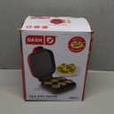 Dash Family Size Egg Bite Maker - Electric Egg Bite Maker with Non-Stick Silicone Cups - Space-Saving Design & Quick Cleanup - Make Sandwiches, Healthy Snacks & Desserts - 9 Servings, Red