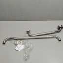 Grab Bars for Shower, 2 Pack 24-Inch Anti Slip Shower Handles for Elderly, Safety Shower Grab Bar, Stainless Steel Handicap Grab Bars for Bathroom (Polished Nickel 1" Diameter)