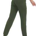 Idtswch 30"/32"/34"/36" Long Inseam Women Tall Sweatpants Extra Long Joggers Zipper Pockets Track Athletic Pants for Running (Green, L)