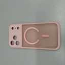 Thomo Magnetic for iPhone 17 Pro Max Case, [Compatible with Magsafe] [Full Camera Protection] Translucent Matte Military Grade Shockproof with Anti-Fingerprint Phone Cover 2025, Pink