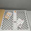 MYPET Universal Pet Gate: 26 - 42 Wide Dog Gate for Doorways with Pressure Fit or Swinging Door Hardware Mounting Types Included: 26" Tall; Gray