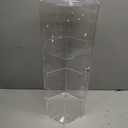 Display Case 24”H Rotating | Jewelry Display Case | Locking Cabinet | Display Cabinet | Display Stand | Acrylic Display Case | Matchbox Car Display | Clear Case | Action Figure Case | Locking Case for
