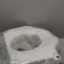 Drive Medical RTL12027RA 2-in-1 Raised Toilet Seat with Removable Padded Arms, Standard Seat