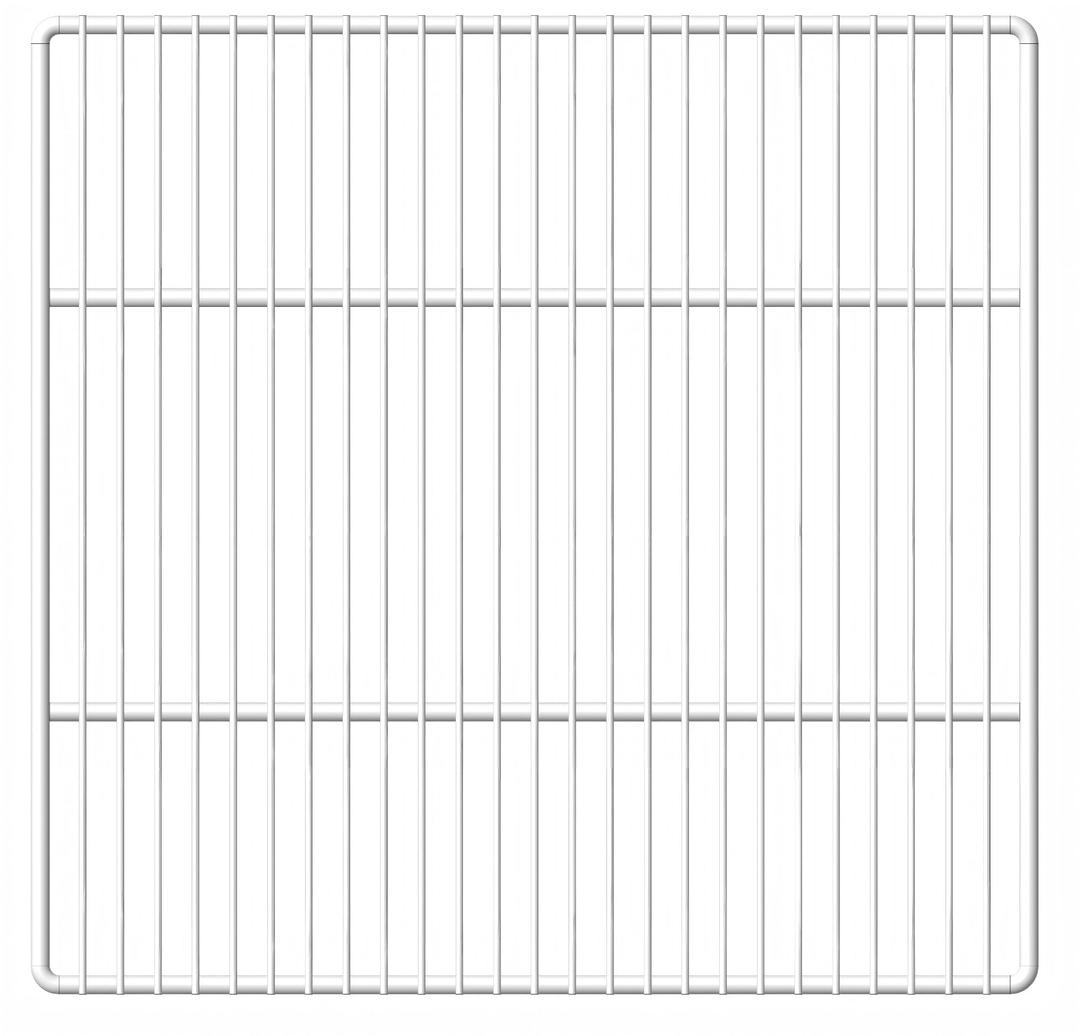 2-Pack Commercial Freezer and Refrigerator Replacement Shelves- Adjustable Utility Steel Wire Metal Shelf, White (23.2" x 23.2")