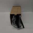 Kesfitt Garden Hose Holder Stand with 4 Spikes & 2 Tool Hooks, Detachable Heavy Duty Metal Freestanding Hose Reel Outdoor Organizer for Lawn Yard Water Storage Rack