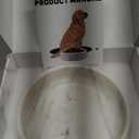 SAMAH White Marble Dog Bowl, Non-Slip Non-Tipping Heavy Dog Food Bowl, Large Weighted Stone Dish, Natural Marble Pet Water Bowl, Easy to Clean, Perfect Gift for Cat & Dog Lovers, Holds 6 Cups(6 lbs)