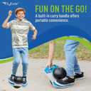 Flybar Pogo Trick Ball for Kids Balance Bounce Board with Anti-Slip Deck Pump Included - Indoor & Outdoor Toys for Boys and Girls Fun Way to Reduce Screen Time Supports up to 160 lbs Ages 6+, Medium