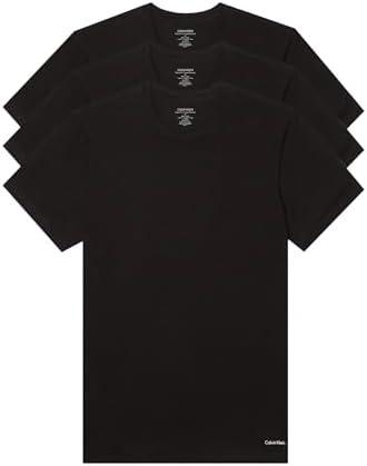 Calvin Klein Men's Cotton Classics 3-Pack Undershirts, L
