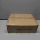 Nintiue Upgraded Dimmable Floor Lamp for Living Room, 11W LED Bulb Included, Modern Standing Lamp, Tall Pole Light with Linen Shade for Bedroom Reading Office Corner Nursery-Matte Brown