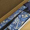 Jongyance American Mahjong Set with Blue Carrying Bag, 166 White Tiles, 4 All-in-One Rack/Pushers, Mahjong Tiles Set (Ma Jong, Mah-Jongg, Majiang), 5.1 x 21.2 x 10.6 inches