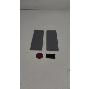 2PCS Bathroom Trays, Water Absorbing Diatomite Stone Quick Drying Mat for Kitchen Counter, Dish Rack Soap Dispenser Sponge Holder Caddy Sink Vanity Organizer, Dark Gray Slate,9"x3.5"