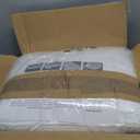 Three Geese Adjustable Layer Goose Feather Pillow,Assemblable Bed Pillow,100% Soft Cotton Cover,Good for Side and Back Stomach Sleeper, Standard/Queen Size,Packaging Include 2 Pillows.