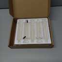 5 Pack 20ml Glass Syringe With Caps for Liquid,Borosilicate Glass Syringes for Oil or Glue Applicator,No Needle