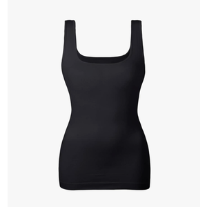 EUYZOU Women Tummy Control Shapewear Tank Tops Seamless Square Neck Compression Tops Slimming Body Shaper Camisole, M