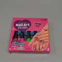 Nail Art Studio for Girls - Birthday Gift - Nail Polish Kit for Kids Ages 7-12 Years Old - Girl Gifts Ideas - Gift Set - Girly Stuff - Polish, Pens, Glitter, Stickers, Gems, Filer - 8-12 Year