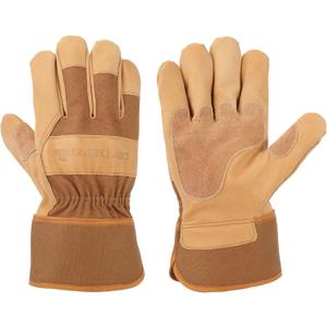 Carhartt Men's System 5 Work Glove with Safety Cuff (2X-Large (Pack of 1), Brown)