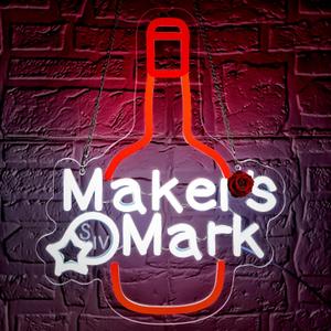 Whisky Neon Sign for Wall Decor Dimmable Neon Light for Man Cave Whisky LED Light Up Sign Suitable for Bar Pub Home Bar Party Club Store Bistro Birthday Gift Size 10.8 * 13.7(CP008) (Orange+White)