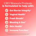URO Women’s Probiotic – Vaginal, Gut & Skin – 20B+ CFUs – 30-Day Supply, Exp: 08 OCT 2027