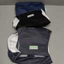 wegreeco Washable Dog Diapers - Washable Male Dog Belly Wrap - Pack of 3 - (Black, Charcoal, Navy, Medium)